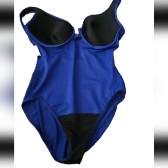Miraclesuit Womens Blue Must Have Escape One Piece Tummy Control Bathing Suit 14 - Picture 8 of 14